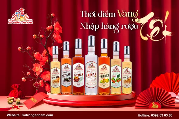 Thời điểm vàng để nhập rượu tết