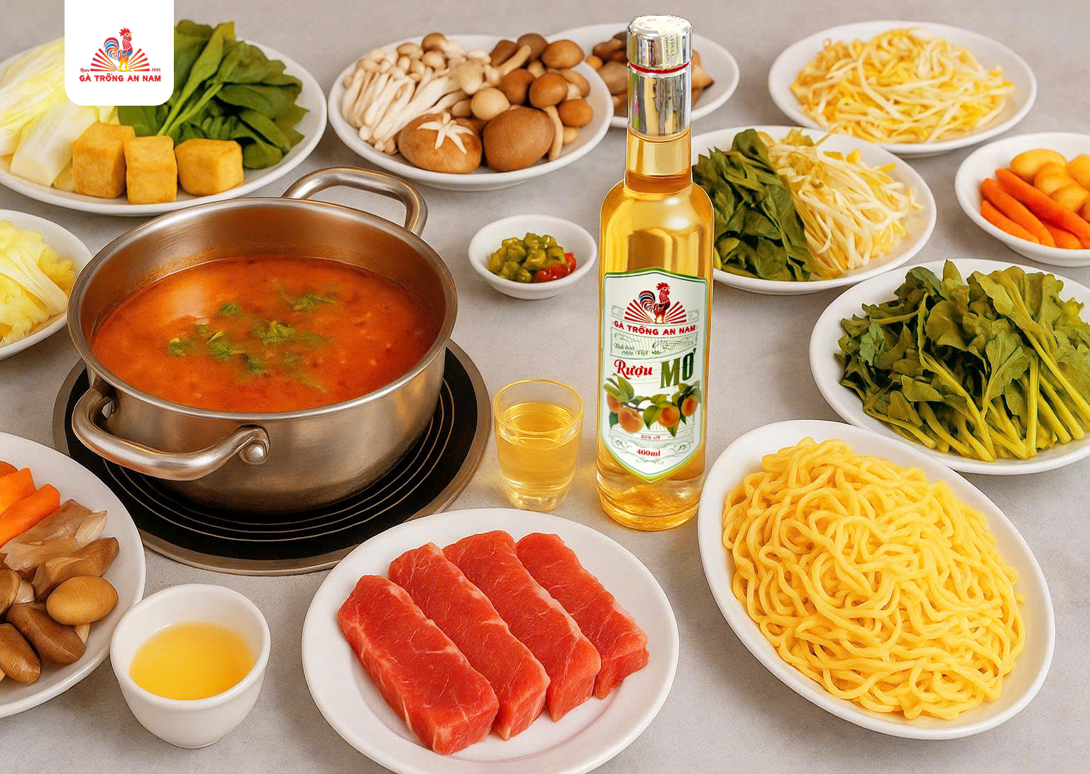 Rượu Gà Trống An Nam – người bạn “gỡ vị” cho những món ăn