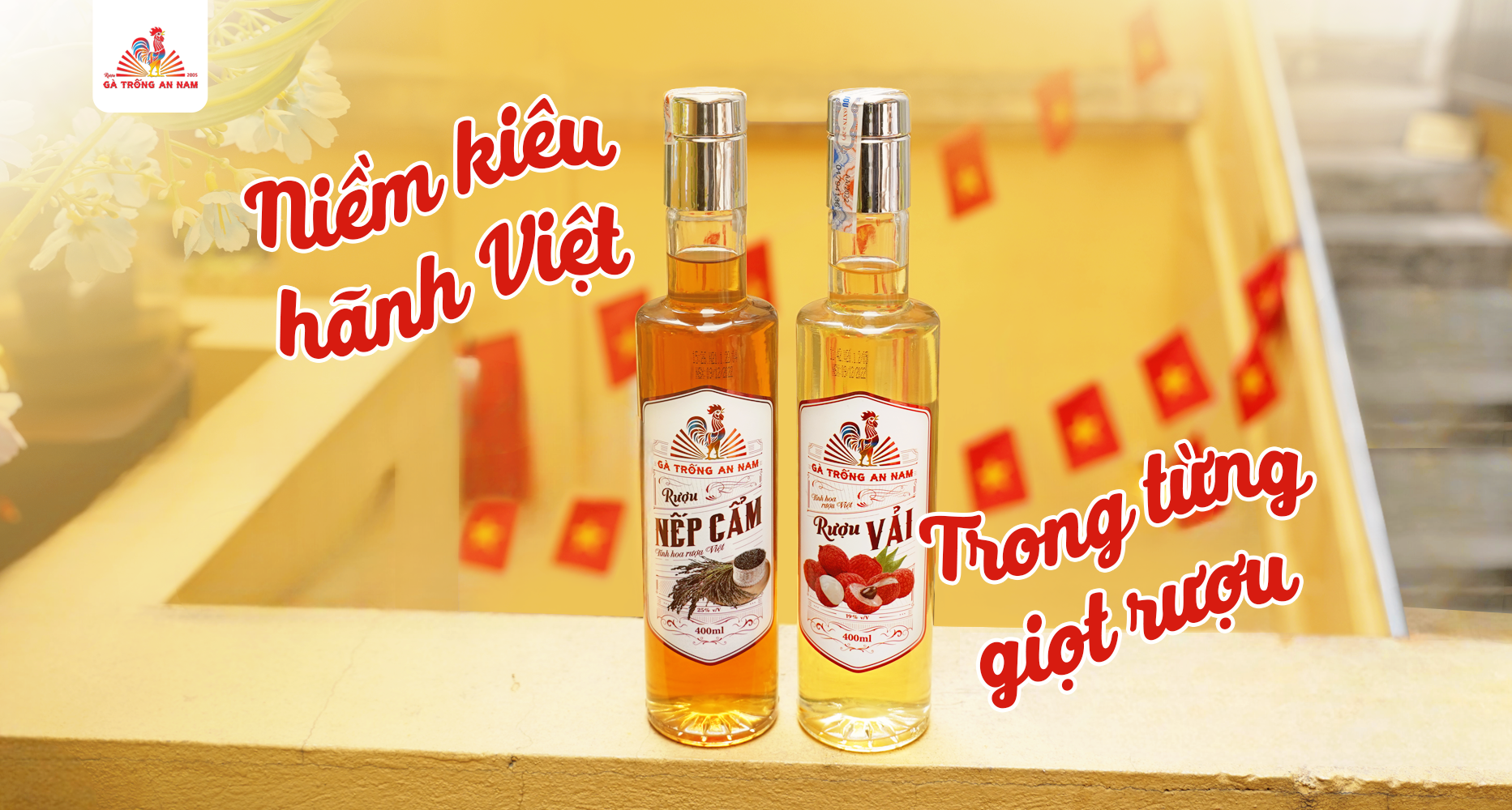 Rượu Gà Trống An Nam – Niềm kiêu hãnh Việt trong từng giọt rượu