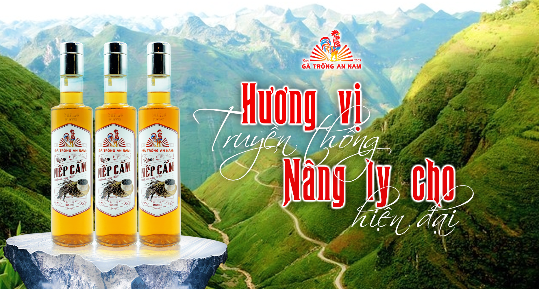 Rượu Nếp Cẩm Gà Trống An Nam – Hương Vị Truyền Thống, Nâng Ly Cho Hiện Đại