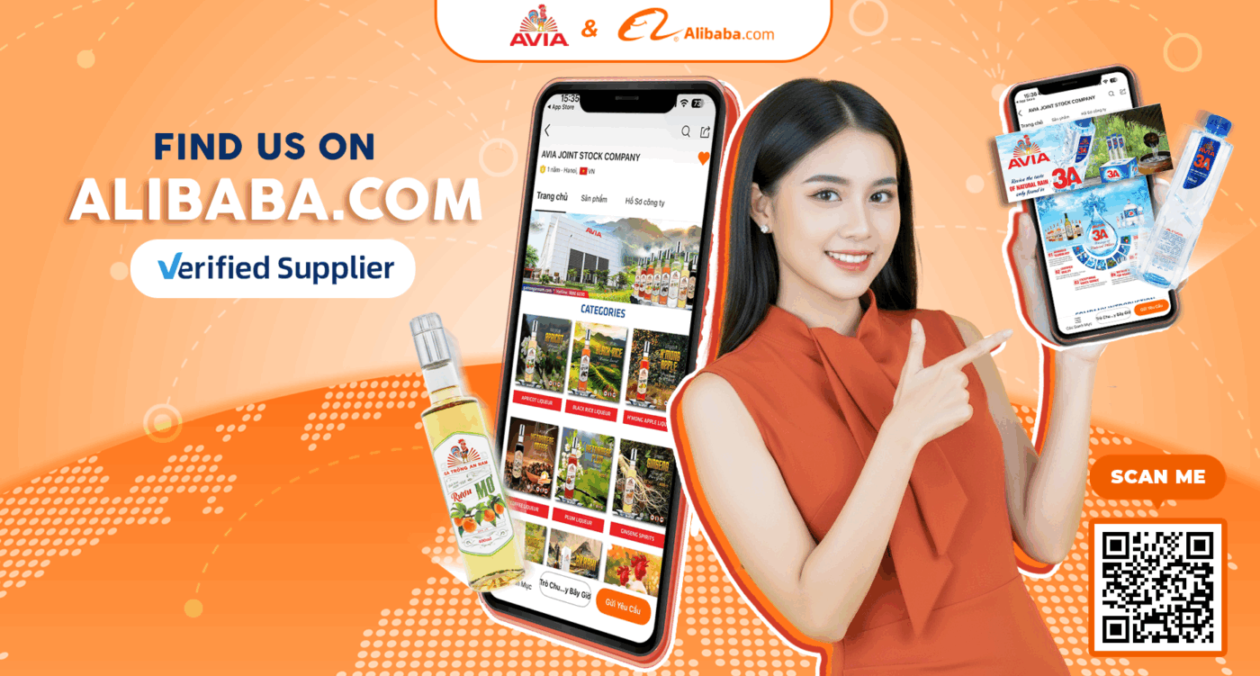 AVIA 3A và Rượu Gà Trống An Nam mở cánh cửa xuất khẩu cùng Alibaba.com