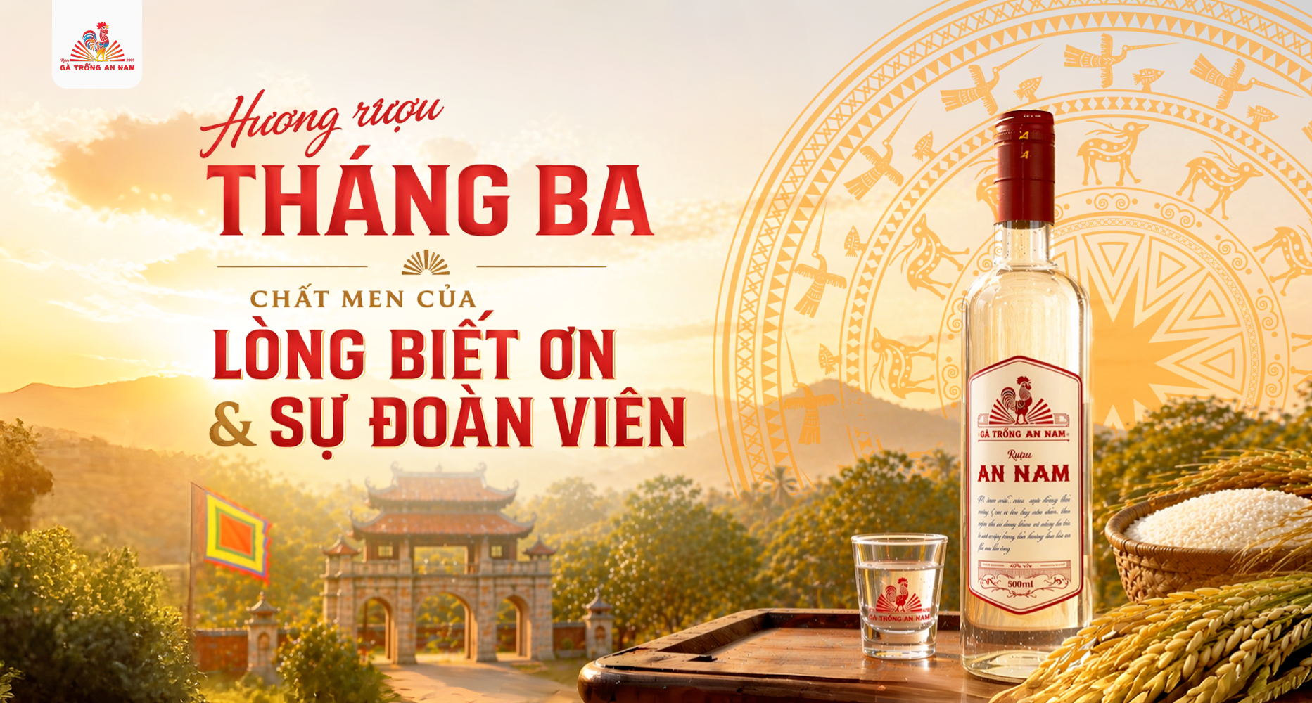 Hương rượu tháng Ba: Chất men của lòng biết ơn và sự đoàn viên