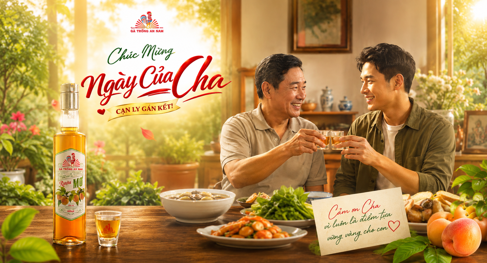 Chúc Mừng Ngày Của Cha 2026 - Cạn ly gắn kết!