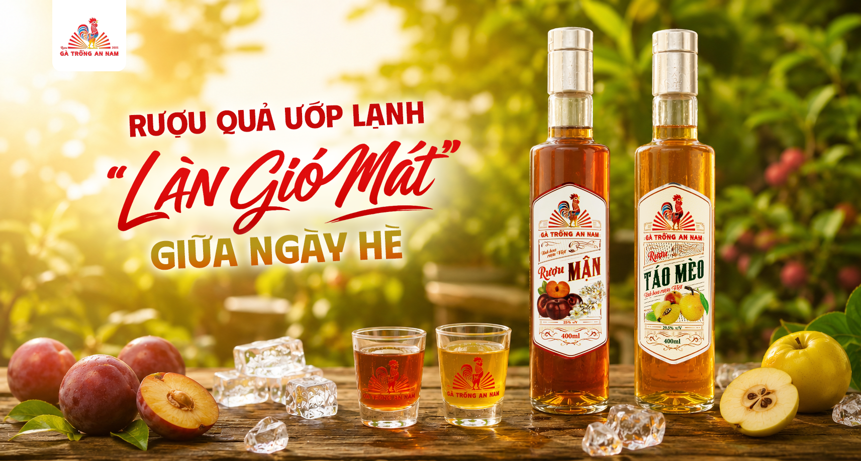 Rượu Quả Ướp Lạnh - "Làn Gió Mát" Giữa Ngày Hè